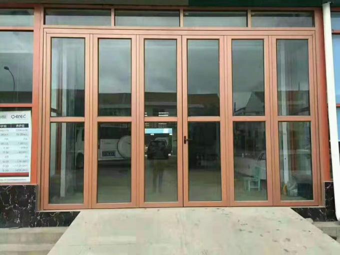 a dobradura de alumínio moderou o preço de vidro do sistema da porta de vidro de deslizamento