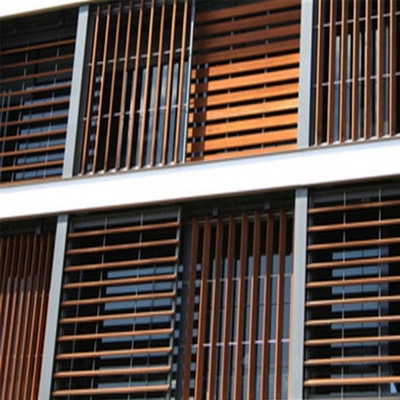 Pergola Small Shutter Aluminum Sun Shade Louvers Facade Blinds