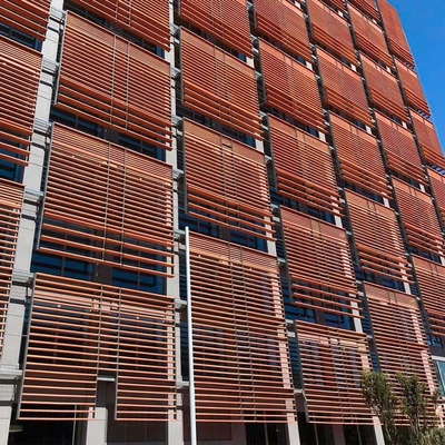 Pergola Small Shutter Aluminum Sun Shade Louvers Facade Blinds